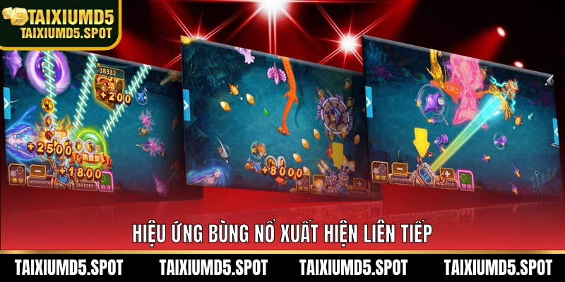 Hiệu ứng bùng nổ xuất hiện liên tiếp