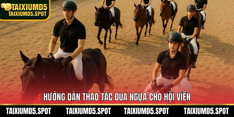 Hướng dẫn thao tác đua ngựa cho hội viên